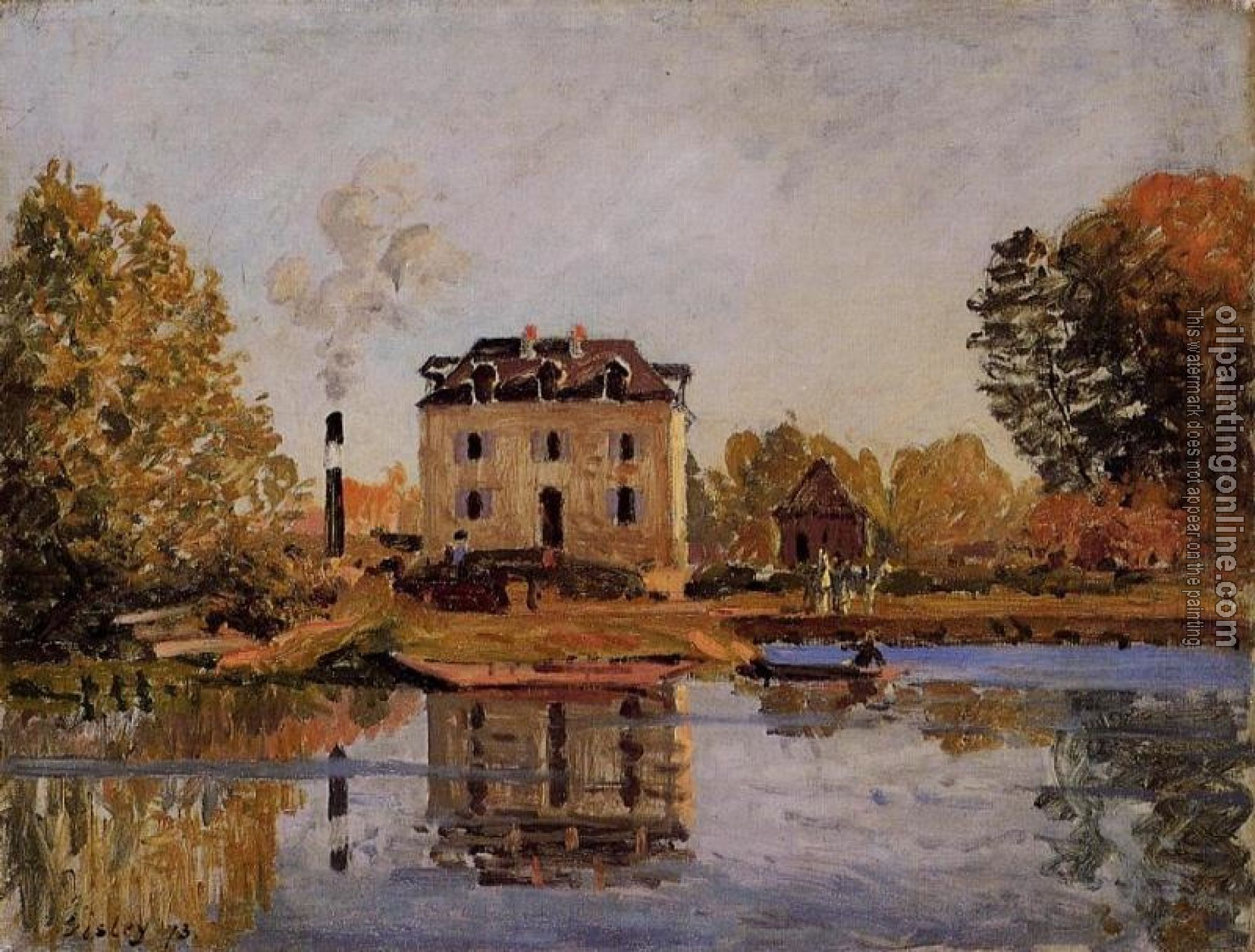 Sisley, Alfred - Factory in the Flood, Bougival